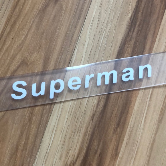 Clear Superman belt - Picture 3 of 3